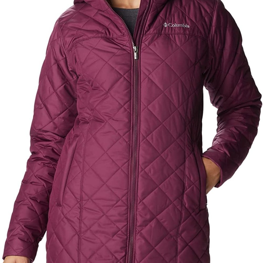 Columbia Copper Crest™ Long Sleeve Hooded Water Resistant Puffer Jacket